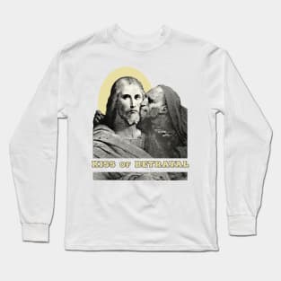 Kiss of betrayal: Judas traitor! Long Sleeve T-Shirt